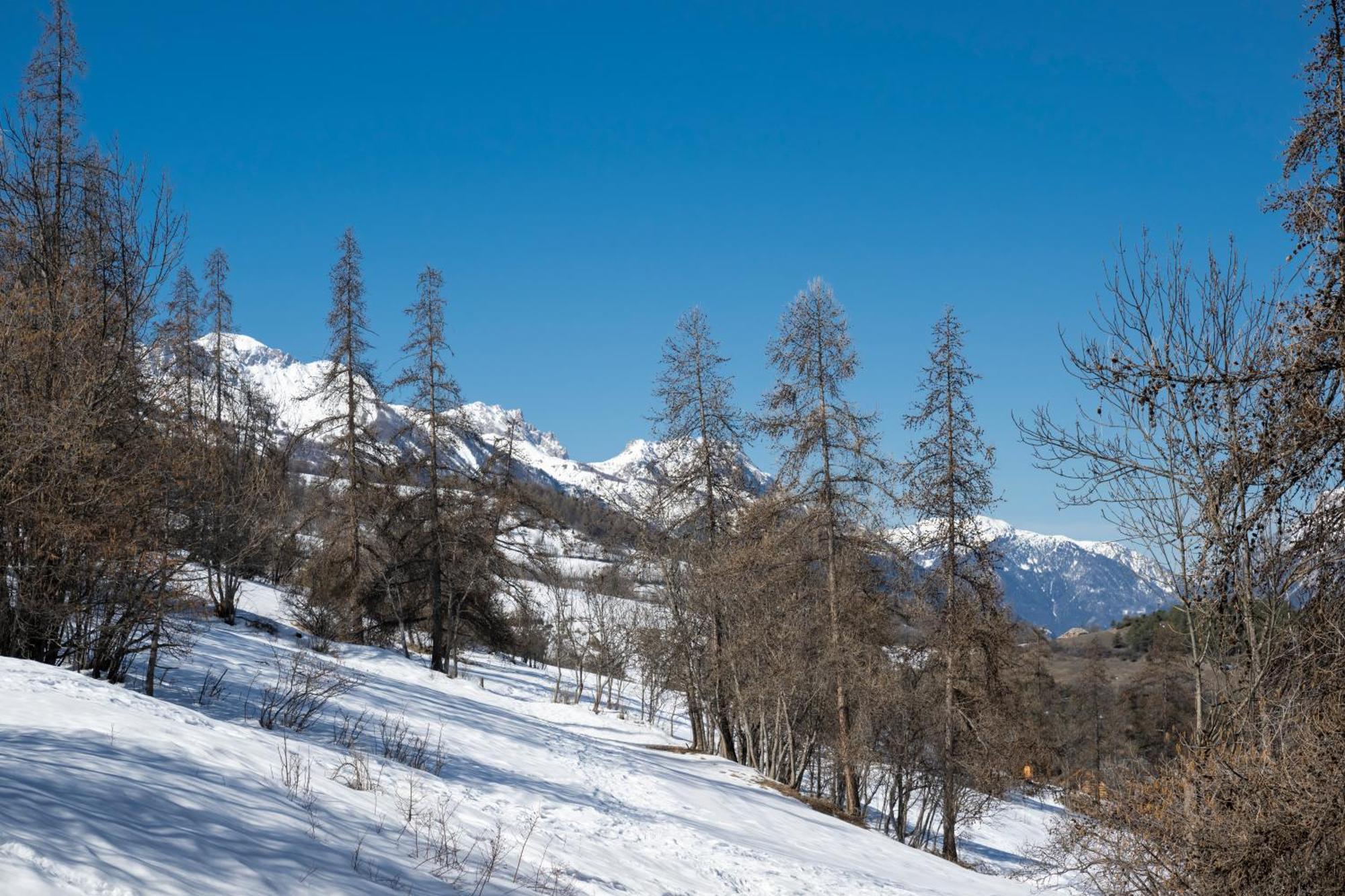 Appartamento Doux Crepuscule - Au Bord Des Pistes - Parking Enchastrayes Esterno foto
